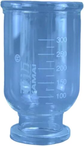 For Vacuum Filtration Apparatus Universal Filter Cup Sand Core Liquid Solvent Filter Unit Device Accessories,Glass Top Cup 300ml in Kuwait