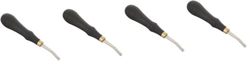 Lurrose 2pcs Stainless Steel Flat Sharpening File for Leather Ergonomic Hand File with Comfortable Grip for Leather Beveling and Polishing in Kuwait