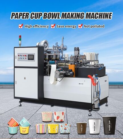 Paper Cup Maker Machine for Small Business, Fully Automatic High Speed Disposable Paper Cup Making Machine in Kuwait