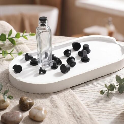 50 Pcs Rubber Plugs Rubber Plugs for Round Holes Stopper Plug Assorted Sizes 4-9.5mm, Round Silicone Waterproof Button Hole End Covers Flexible Stopper for Inner Diameter Hole Bottle Pipe Flower Pots in Kuwait