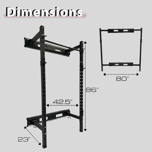 حامل القرفصاء الكهربائي المثبت على الحائط من Fitvids، سعة 1000 رطل للمنزل والجراج مع خطافات J، ذراع رافعة القرفصاء، مقاسات وألوان متعددة in Kuwait
