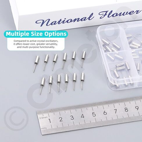 96PCS 12 Value Quartz Crystal Oscillator 4MHz-32.768MHz DIY Quartz Crystal Resonators Oscillator for TV Automobile Electronics DVD MP3 MP4 in Kuwait