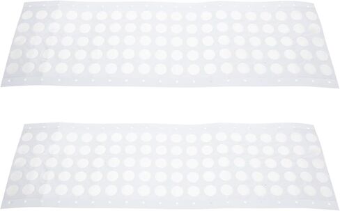 BESTonZON 200pcs Plastic Flute Diaphragms Kazoo Membranes Replacement Films Instrument Accessories for Kazoo Wind Instruments Music Supplies in Kuwait