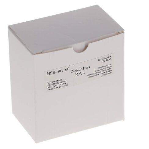 401160 HSB RA Slow Speed #5 Round Carbide Burs 100/Pk in Kuwait