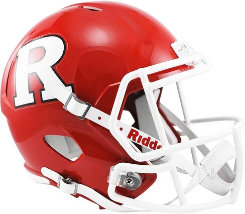 خوذة NCAA Rutgers Scarlet Knights كاملة الحجم للسرعة، أحمر، متوسط in Kuwait