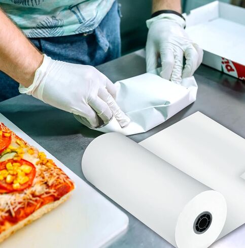 Heavy Duty Freezer Paper Roll 18" x 12000" (1000 feet) White Paper for Freezing Food for Meat & Fish Markable Plastic Coated Food Wrapping for Freezing Food,Keeps Meat Fresh,Safe Protection in Kuwait