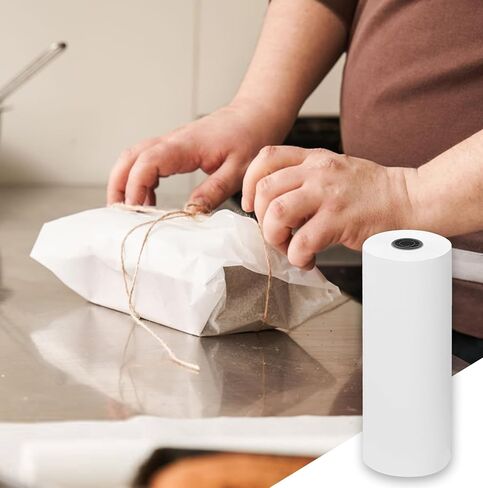 Heavy Duty Freezer Paper Roll 18" x 12000" (1000 feet) White Paper for Freezing Food for Meat & Fish Markable Plastic Coated Food Wrapping for Freezing Food,Keeps Meat Fresh,Safe Protection in Kuwait
