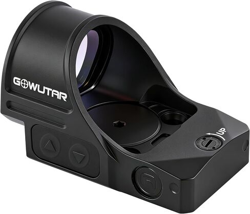 GOWUTAR GP-7 Large Window Red Dot Sight - 6 MOA RMR Footprint Red Dot Optic - Shake Awake Open Reflex Sights in Kuwait