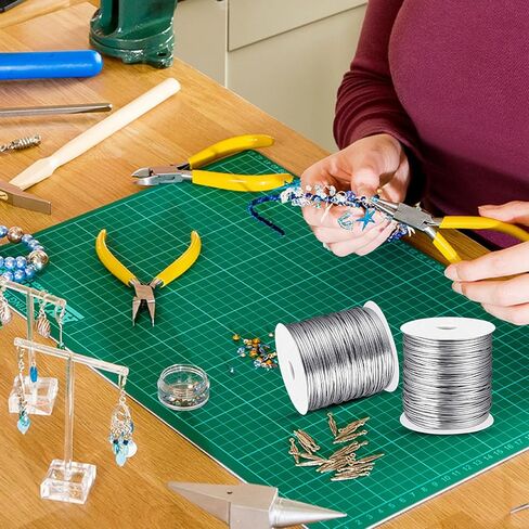 218 Yard Stainless Steel Wire for Jewelry Making, 20 Gauge Stainless Steel Beading Wire 0.8mm for Crafts, DIY Projects, Sculpting Jewelry Making in Kuwait