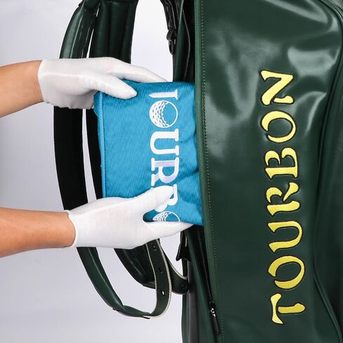 TOURBON Foldable Golf Carry Bag Holds 6-10 Clubs for Walking Golfers | Lightweight Golf Bag with Pockets，Adjustable Shoulder Strap, Carry Handle, for Casual Rounds and Practice in Kuwait
