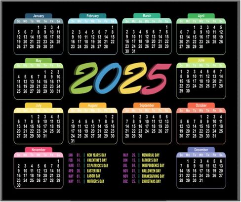 2025 لوحة فأر تقويمية ، تصميم بارد للنساء والبنات مستطيل موسيباد ، حصيرة الماوس المطاطية غير المنقولة ، مناسبة لأجهزة الكمبيوتر المكتبية وأجهزة الكمبيوتر المحمولة (كبيرة) in Kuwait