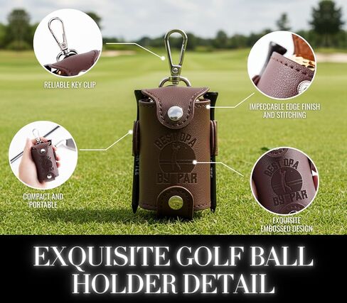 Opa Gifts Golf Ball & Tee Holder with 2 Balls and 2 Tees - Opa Golf Gifts Accessories for Men in Kuwait
