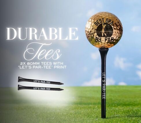 Opa Gifts Golf Ball & Tee Holder with 2 Balls and 2 Tees - Opa Golf Gifts Accessories for Men in Kuwait