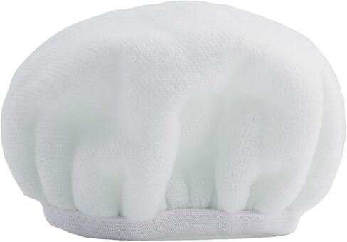 8-Pack 5-6 Inch Car Polisher Bonnets Microfiber and Synthetic Fleece Pads for Buffer and Waxing, Washable Reusable Covers with Tie-On Band in Blue and White in Kuwait