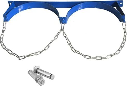 Oxygen Tank Bracket Holds-Oxygen Tank Cart Heavy Duty Steel Gas Cylinder Holder with Fixed Rack, Organizer Shelf for Laboratory Home,（Size_Name,Length 25.6 in） in Kuwait