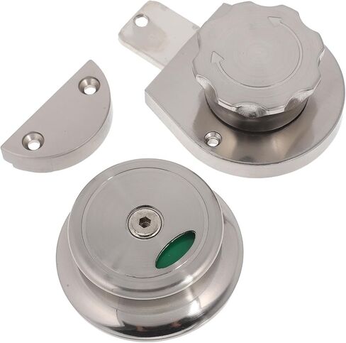 COHEALI Commercial Bathroom Door Lock Latch Easy Installation with Vacant Occupied Indicator Zinc Alloy Public Restroom Privacy Lock Versatile Bathroom Partitions in Kuwait