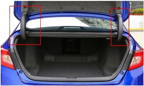 Plastic Rear Trunk Arm Hinge Cover Garnish Compatible with Accord Sedan CV 2018 2019 in Kuwait