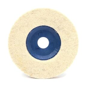 100mm Wool Polishing Wheel, Beige Buffing Pads, Felt Polisher Disc for Angle Grinder - Grinding and Polishing for Stainless Steel, Aluminum in Saudi Arabia