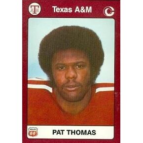 Autograph Warehouse Pat Thomas Football Card (Texas A&M) 1991 Collegiate Collection No.61 in Kuwait