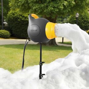 VEVOR Foam Machine, 115 W Party Foam Cannon, Portable Foam Maker with a Tripod Stand, Powerful Foam Party Machine, for Backyard, Pool, Outdoor Events, Birthdays, Celebrations and Party, Grey & Yellow in Kuwait