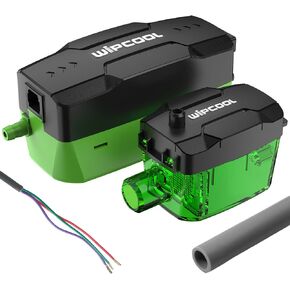 مضخة مكثفات WIPCOOL P16 Mini Split HVAC، 4.2 GPH، 100-230V، رفع 33 قدمًا، فائقة الهدوء 19 ديسيبل، مضخة تصريف تيار متردد لملف المروحة، HVAC مجاري، هواء مركزي، مزيل الرطوبة in Kuwait