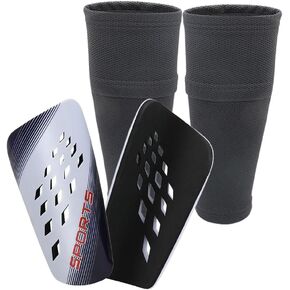 Soccer Shin Guards with Sleeve | Durable Lightweight Shin Pads for Men Women Adult Match & Training in Saudi Arabia