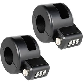 2 Pack Door Handle Lockout Device Cover with Code to Disable Door Handle Temporary Combination Lock from Outside Only Fits Handle Lock with Long Connecting Shaft Please Measure Before Order in Kuwait