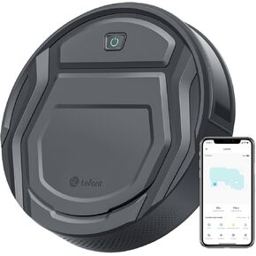 Lefant M210 Pro Robot Vacuum with 2200 Pa Powerful Suction, 6 Cleaning Modes, 120 Mins Runtime, Quiet, Self-Charging, Voice Control, Ideal for Pet Hair and Hard Floor, White in Kuwait