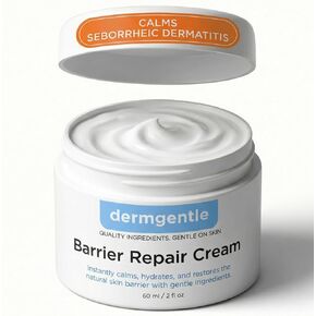 Barrier Repair Cream for Dry, Normal, or Sentitive Skin, Strengthens Barrier, Fast-Absorbing Hydration, Suitable for Dry, Seborrheic, Normal & Sensitive Skin - Dermatitis Gentle Ingredients in Kuwait