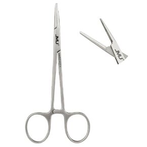 JMU Surgical Hemostatic Forceps 5" Straight, Stainless Steel Locking Tweezer Clamps, for Surgical, Dental and Craft Use in Kuwait
