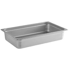 Soro Essentials- Full Size 4" Deep Stainless Steel Steam Table Pan 22 Gauge- Flat Edge Anti Jam Steam Pans Food Pan Commercial Food Pan for Hotel Party Buffet Catering Supplies in Kuwait