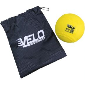 VELOball - كرة لينة بليومترية بوزن 8 أونصة - تحسين آليات الرمي وقوة الذراع وسرعتها - حجم التنظيم - أربطة وملمس مرتفع - تتضمن حقيبة حمل - من خلال تدريب Bullpen in Kuwait