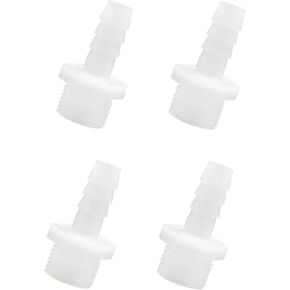 4 قطعة خرطوم بلاستيك وصلة بارب 3/8 "بارب-1/2" NPT ذكر الموضوع محول وصلة أنابيب الاتحاد in Kuwait