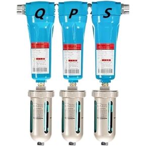 3pcs/Set Automatic Drain with 3/4 inch Oil-Water Separator for 015Q 015P 015S Compressed air Precision Filter Dryer(015QPS with Drainer) in Saudi Arabia