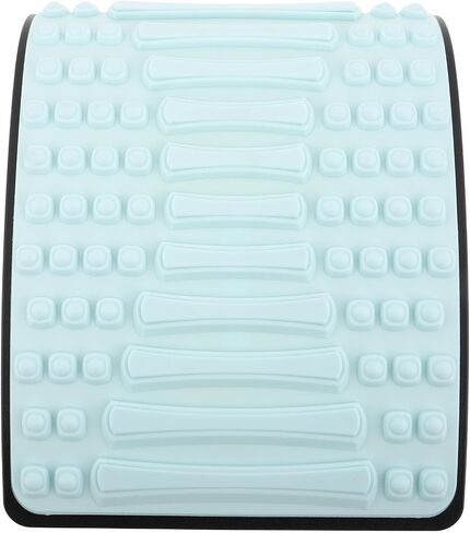 Housoutil Lumbar Spine Soothing Device Lumbar Stretching Aid for Lower Back Relief and Posture Improvement Soft Gel Surface Back Support for Office Home Yoga Pilates and Gym Use in Kuwait