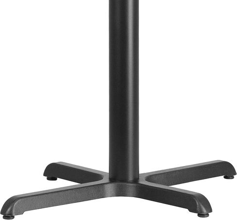 BizChair 23.75'' x 30'' Restaurant Table X-Base with 3'' Dia. Table Height Column in Kuwait