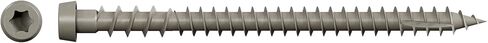 Simpson Strong-Tie QuikDrive DCU234SGR #10 x 2-3/4" برغي سطح مركب DCU مرتب، براغي من الصلب الكربوني للتثبيت في تطبيقات التزيين، رمادي (كرتون 1000) in Kuwait