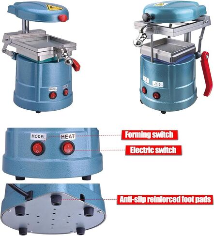 Dental Thermoforming Vacuum Stamping,Orthodontic Retainer Dental Press Machine,Suitable for A Variety of Clinical Applications with Steel Ball in Saudi Arabia