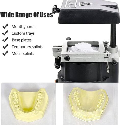 Dental Press,Vacuum Forming Thermoforming Laboratory Equipment with 2 Hard Films,No Steel Balls Required in Saudi Arabia