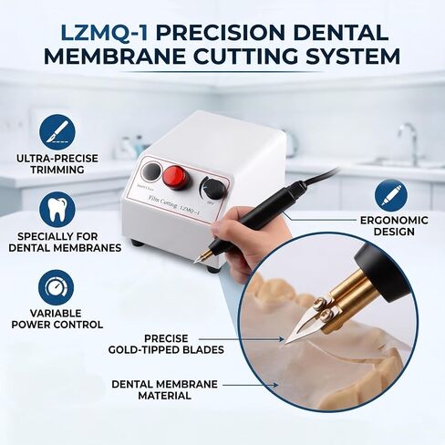 Pressure Film Cutting Machine Plastic Film Orthodontic Trimmer Cutter for Vacuum Former Thermoforming Sheets and Splints Cutter LZMQ-1 in Saudi Arabia
