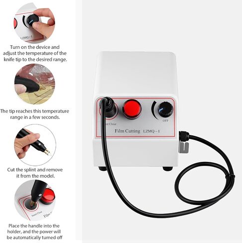 Pressure Film Cutting Machine Plastic Film Orthodontic Trimmer Cutter for Vacuum Former Thermoforming Sheets and Splints Cutter LZMQ-1 in Saudi Arabia