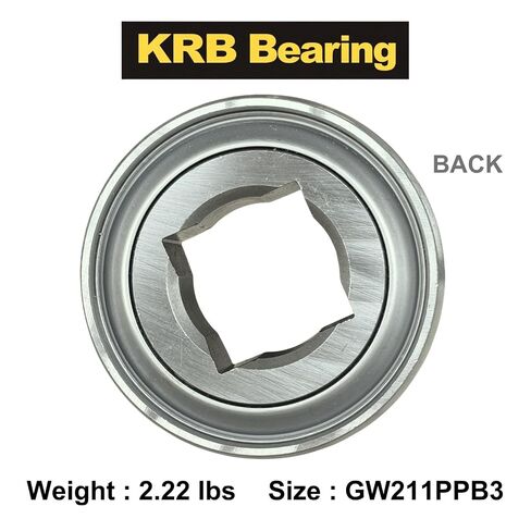 GW211PPB3 1-1/2 بوصة مربع لمحمل مشط القرص AG DS211TTR3 G10906 T51610 كروية OD 3.9370 عرض 1.312 بوصة محمل مشط قرص المزرعة مع ختم على كلا الجانبين محمل كروي القرص in Kuwait