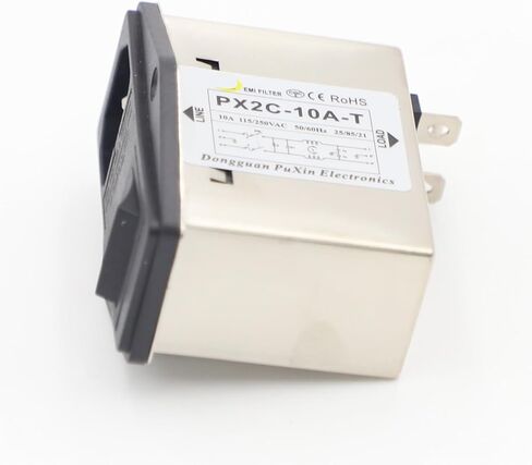 PX2C-10A-T مقبس من نوع مقبس مرشح الطاقة، مفتاح تأمين مزدوج، ثلاثة في واحد، تمرير منخفض in Kuwait