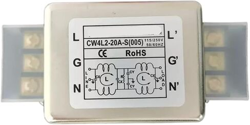 CW4L2-3A/6A/10A/20A/30A-S-005 محطة أحادية الطور 220 فولت مرشح طاقة مؤازر مزدوج المرحلة AC(CW4L2-20A -S -005 طرفية) in Kuwait