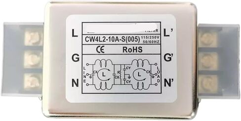 CW4L2-3A/6A/10A/20A/30A-S-005 محطة أحادية الطور 220 فولت مرشح طاقة مؤازر مزدوج المرحلة AC(CW4L2-20A -S -005 طرفية) in Kuwait