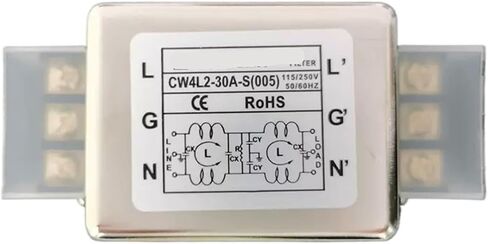 CW4L2-3A/6A/10A/20A/30A-S-005 محطة أحادية الطور 220 فولت مرشح طاقة مؤازر مزدوج المرحلة AC(CW4L2-20A -S -005 طرفية) in Kuwait