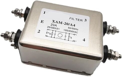 Single-Phase Power Filter XAM-10/20-A4 220V 10A 20A electromagnetic Anti-Interference(XAM-20-A4 20A) in Kuwait