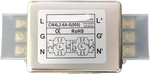CW4L2-3A/6A/10A/20A/30A-S-005 محطة أحادية الطور 220 فولت مرشح طاقة مؤازر مزدوج المرحلة AC(CW4L2-20A -S -005 طرفية) in Kuwait