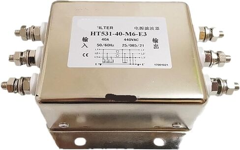 فلتر طاقة ثلاثي الطور 380 فولت HT531-100-M8-F3 10A 20A 30A 40A 100A(HT531-30-M4-E3 30A) in Kuwait