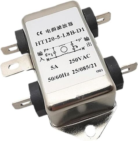 فلتر طاقة أحادي الطور 220 فولت HT221-6-W5-A2 3A 6A HT121-6-W5-D3 HT120(HT121-6-W5-D3 6A) in Kuwait